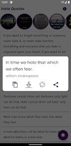 Screenshot 1 Hate Quotes and Sayings android
