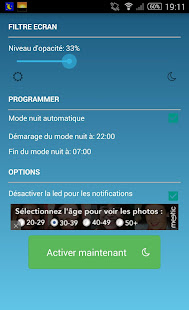 Aperçu de l'application