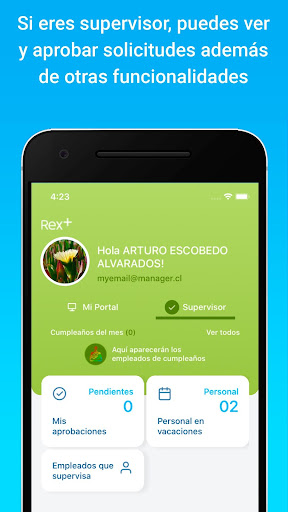 Rex+ Remuneraciones Screen 3