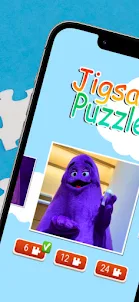 The Grimace Shake Puzzle Game