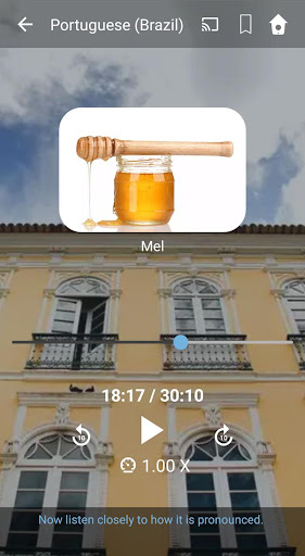 Android application Learn Brazilian Portuguese. Sp screenshort