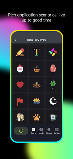 Android application Hello Fairy screenshort