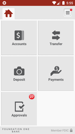Foundation One Bank Business Screen 3