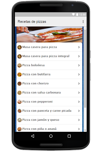 Vista previa de la aplicación