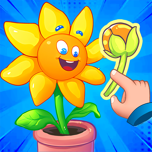 Flower Matching Game Puzzle