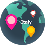 Italy map icon