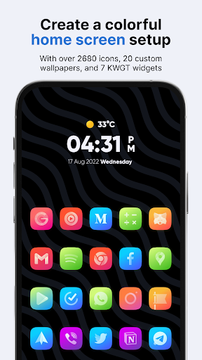 Android application Athena Icon Pack: iOS icons screenshort