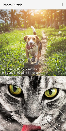 Android application Photo Puzzle Game screenshort