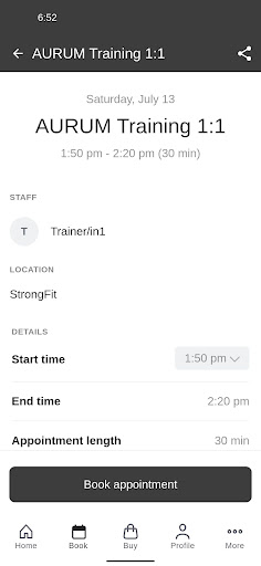 StrongFit Screen 3