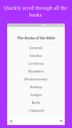 Android application Pocket Bible - Holy Bible App screenshort