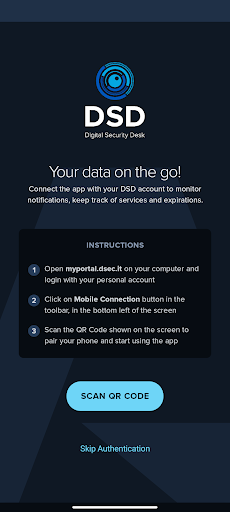Android application DSD - Digital Security Desk screenshort