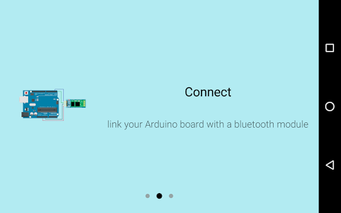 Arduino bluetooth controller Screenshot