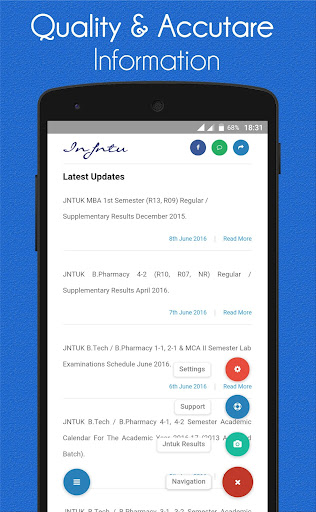 In JNTU Live Updates & Results Screenshot 1 - AppWisp.com