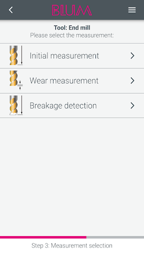BLUM measureXpert Screen 3