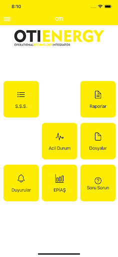 Android application OTI screenshort