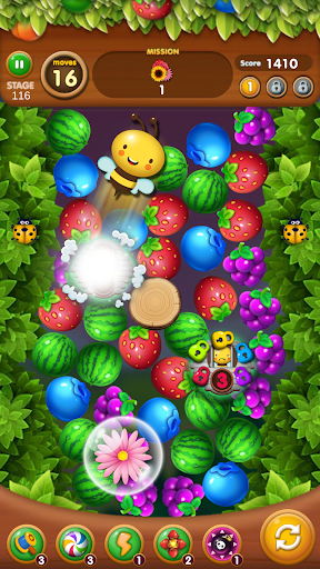 Crazy Fruit Link Crush Deluxe - Addictive Fruit Matching by TRAN