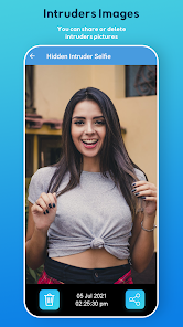 Screenshot 3 Hidden Intruder Selfie - Who t android