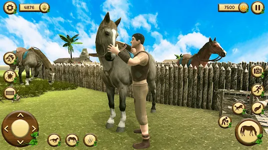 الفروسية ستار مزرعة الخيول 3D