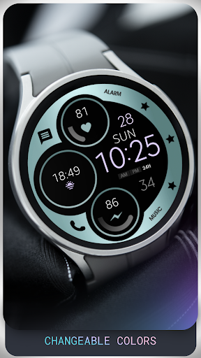 Digital Bronze Watch Face Screen 3