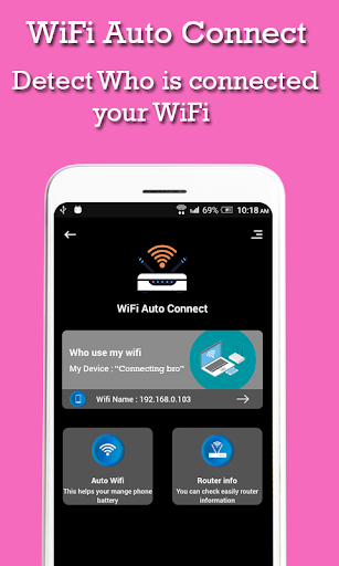 Android application Wi-Fi Auto Connect : Wi-Fi Aut screenshort