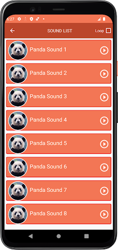 Panda Sounds Screen 3