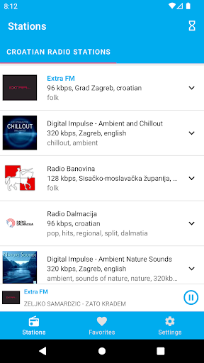 Android application Croatian Radio Stations screenshort