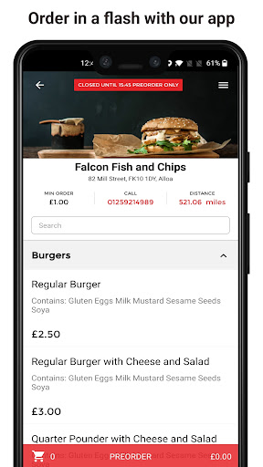Falcon Fish and Chips Screen 2