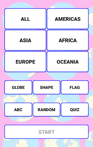 Android application Remember the Countries screenshort