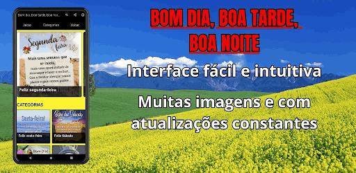 Android application Bom dia, Boa tarde, Boa noite screenshort