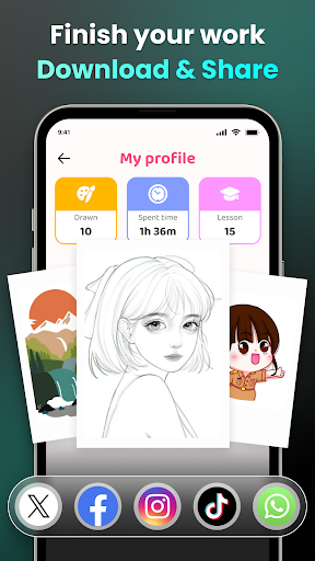 Screenshot of AR Drawing - Sketchar App