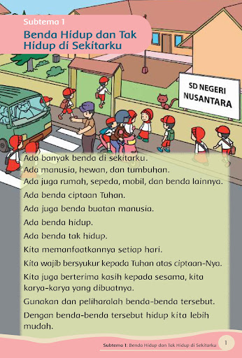 Buku Kelas 1 Tema 7 K13 Screen 3