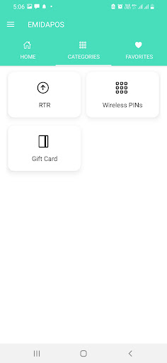 Emida POS Screen 2