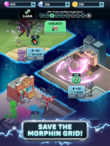 Screenshot of Power Rangers Mighty Force