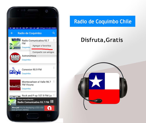 Radio de Coquimbo Chile Screen 2