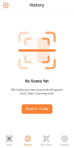 Android application QR Code Scanner and Generator screenshort