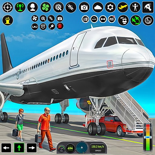 Flying Simulator Airplane Game