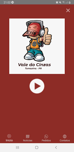 Vale do Cinzas FM Screen 2