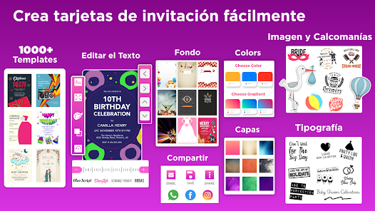 Invitaciones de cumpleaños - Aplicaciones en Google Play