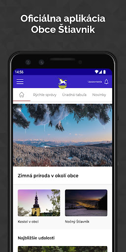 Android application Obec Štiavnik screenshort