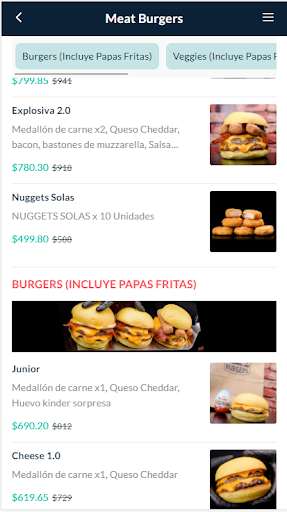 Meat Burgers Screen 2