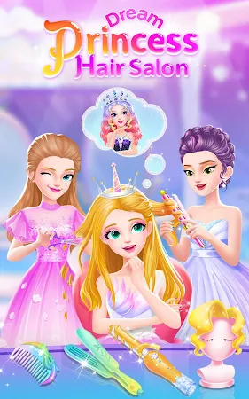 Game screenshot Princess Dream Hair Salon mod apk