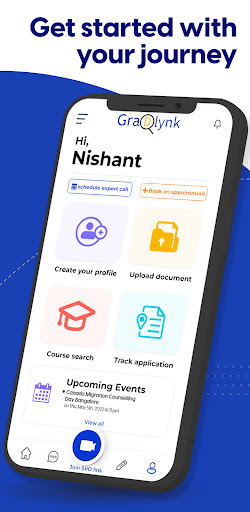 Android application Gradlynk - Study Abroad screenshort