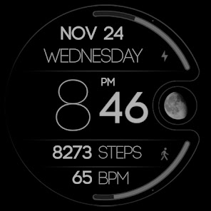 Screenshot 9 NEON Lunar - watch face android
