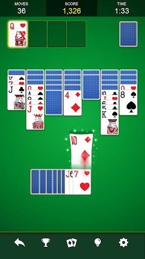 Android application Solitaire screenshort