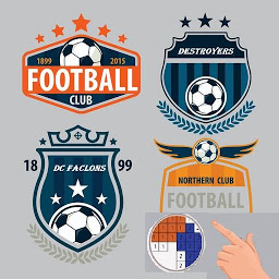 Icon image Pixel 3D Football Logo Colorin