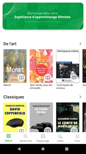 Android application MENA Bibliothèque Numérique screenshort