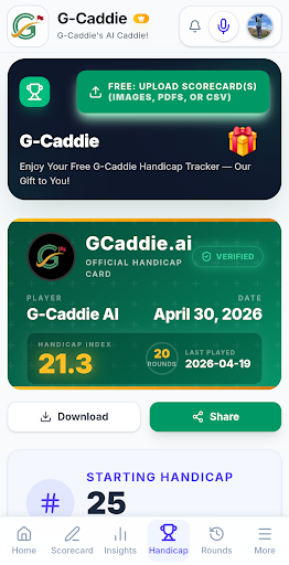 G-Caddie: Free AI Golf Caddie screenshot 5