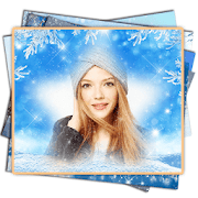 Winter Frames for Pictures ❄️ Snowfall Photo Frame