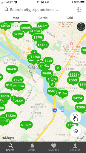 Android application All City Home Search screenshort