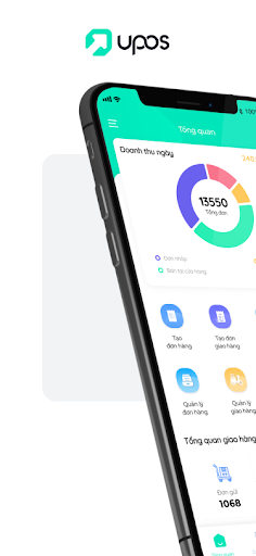 Android application UPOS - Quản lý bán hàng online screenshort